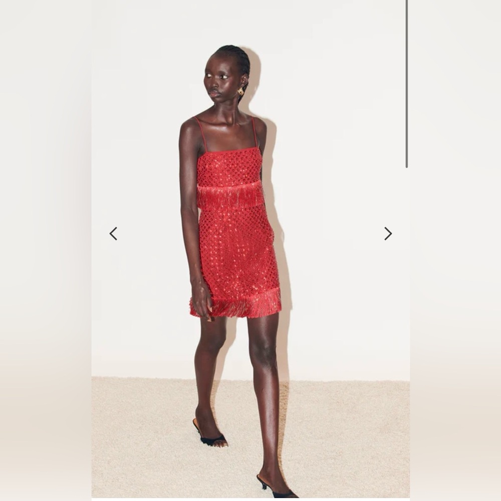 Saylor Caitriona Dress Ruby Red